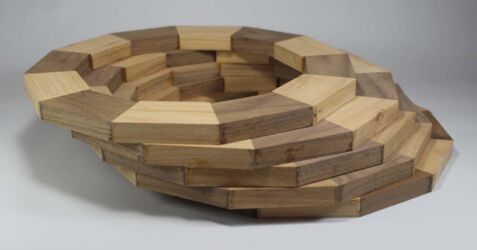 Evolution of a segmented bowl - glued rings