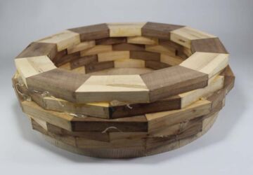 Evolution of a segmented bowl - stacked rings