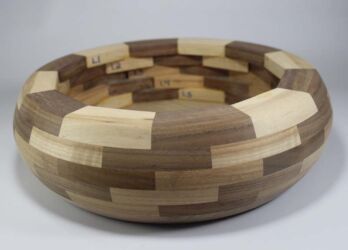 Evolution of a segmented bowl - completed exterior